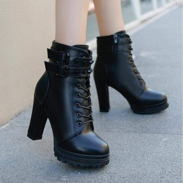 Rivet Rider Gothic Boots