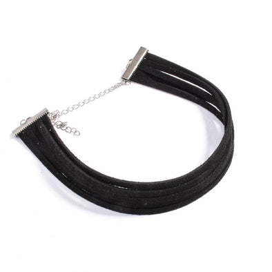 Masochism Black Velvet Choker Necklace