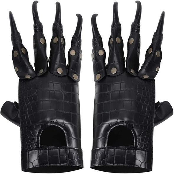 Demon Claw Leather Gloves