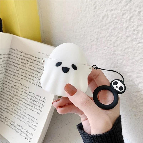 3D Ghost Silicone Airpods Case