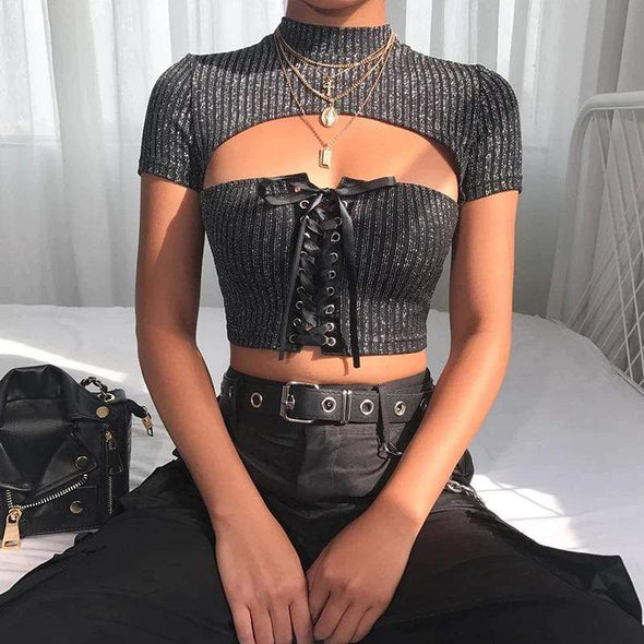 Missterious Sexy Crop Top