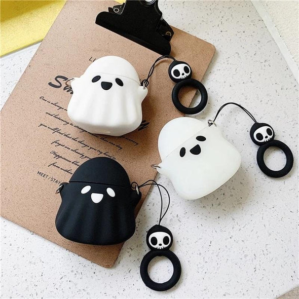 3D Ghost Silicone Airpods Case