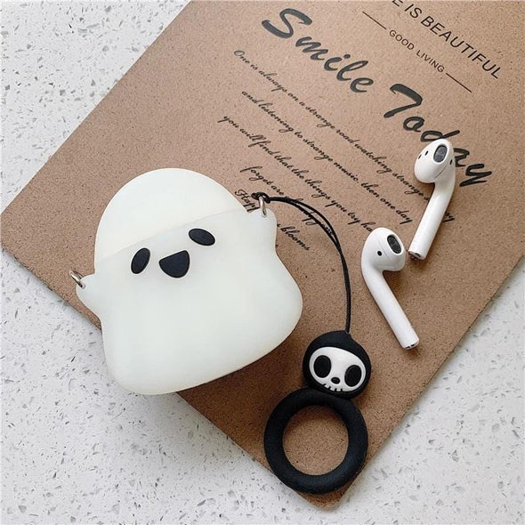 3D Ghost Silicone Airpods Case