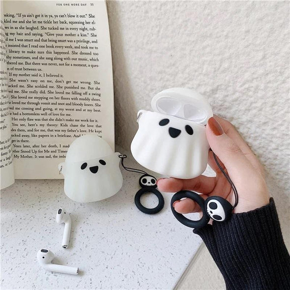 3D Ghost Silicone Airpods Case