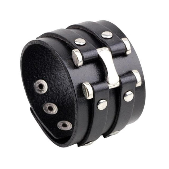 Holy Terror Leather Cuff Bracelet