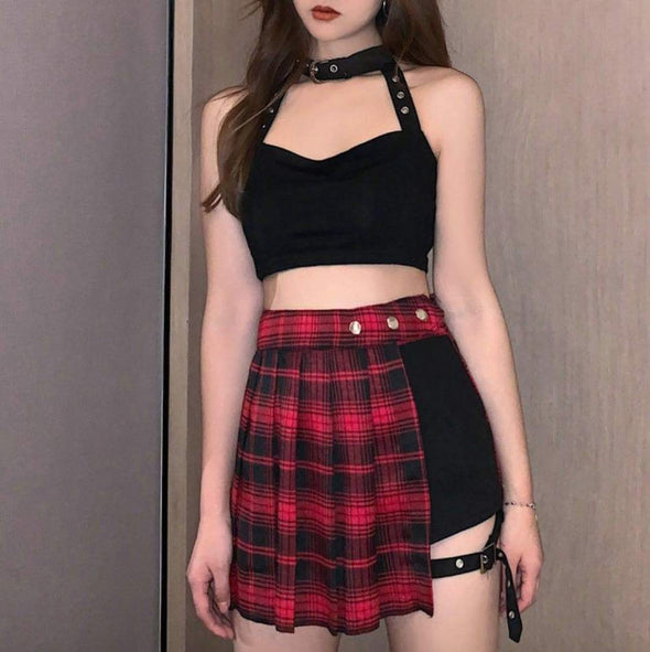 Gothic Harajuku Streetwear Skirt