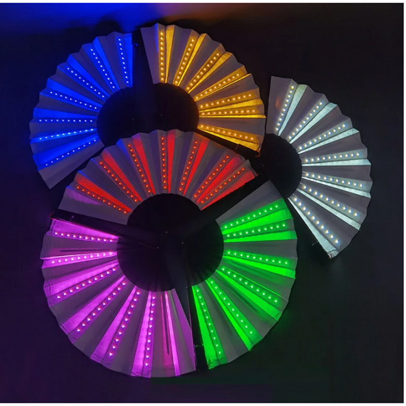 LED Glowing Hand Fan