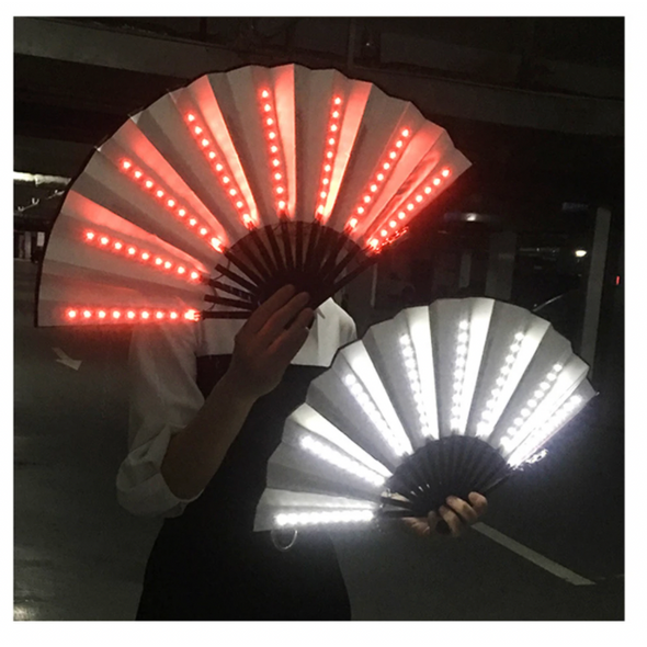 LED Glowing Hand Fan