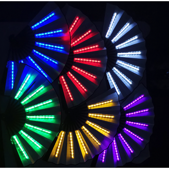 LED Glowing Hand Fan