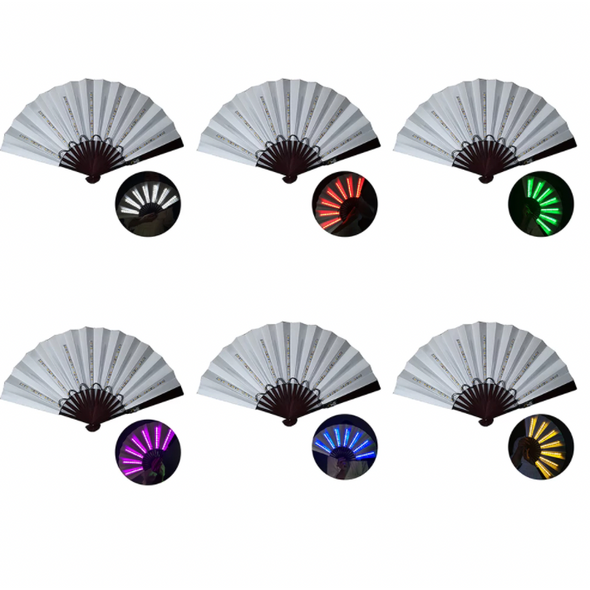 LED Glowing Hand Fan