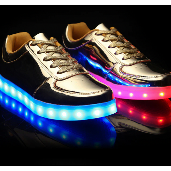 Classic and Metallic Glow Shoes