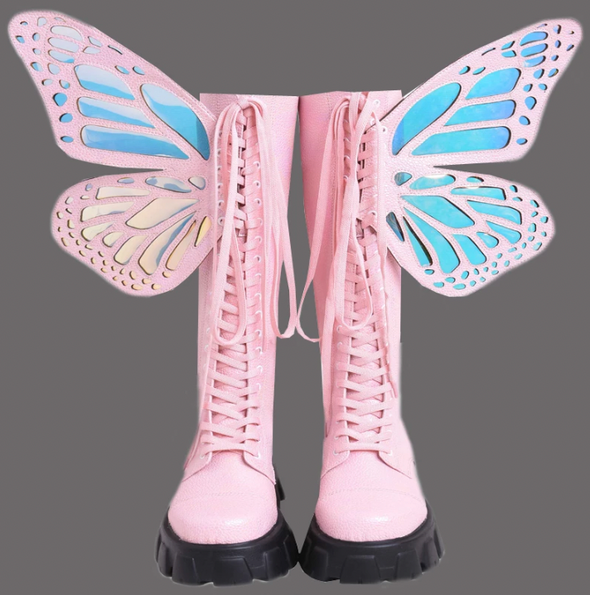 High Top Holographic Butterfly