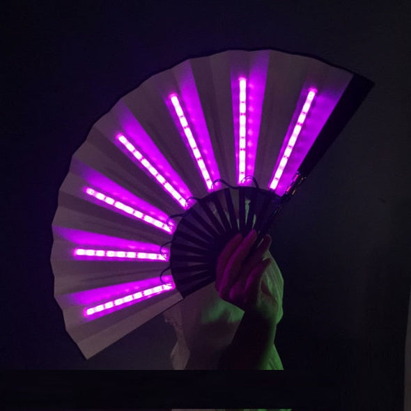 LED Glowing Hand Fan