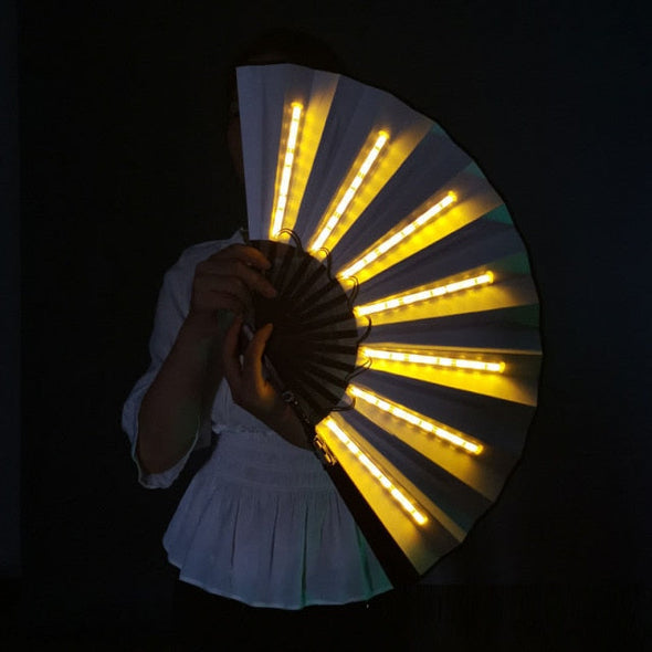 LED Glowing Hand Fan