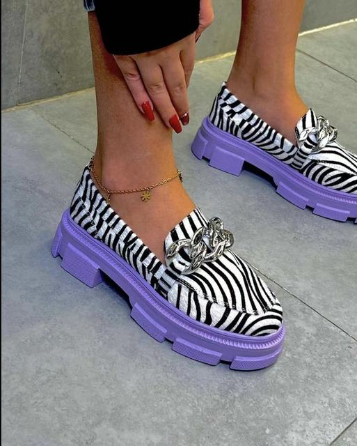 Zebra Pattern Shoes