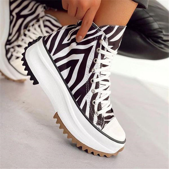 Zebra Pattern Shoes