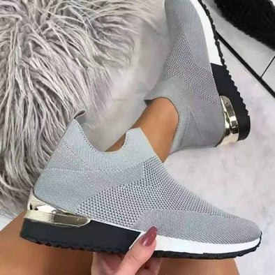 Mesh Platform Sneakers