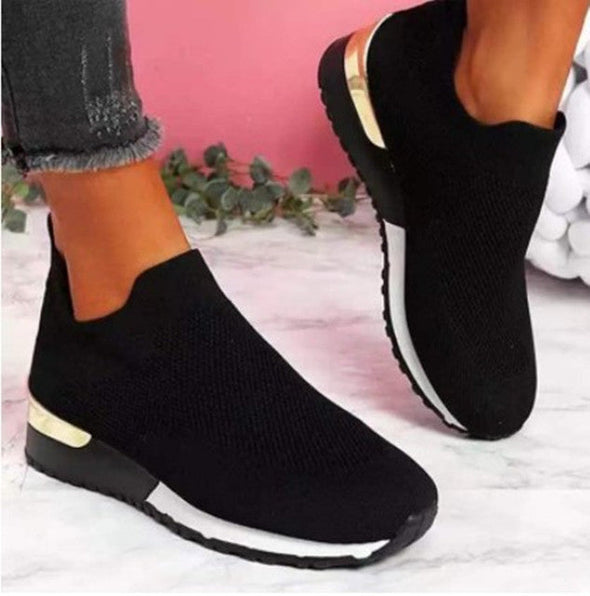 Mesh Platform Sneakers