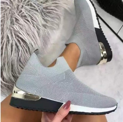 Mesh Platform Sneakers