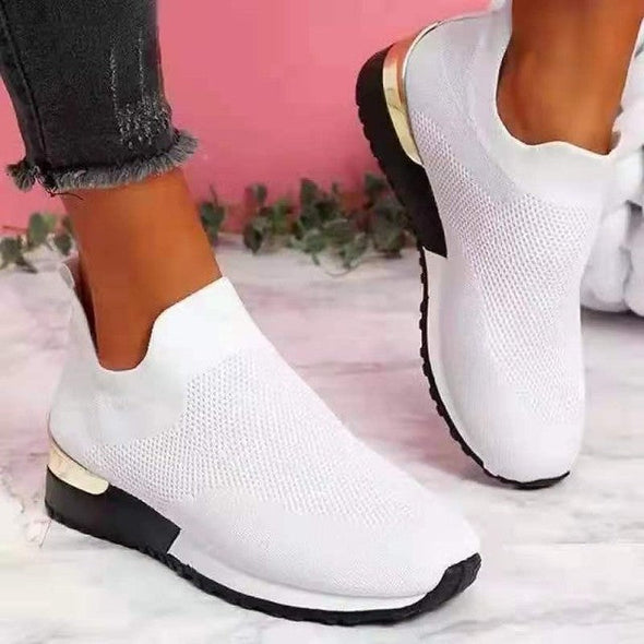 Mesh Platform Sneakers