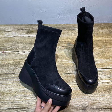 Black Platform Boots