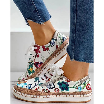 Floral Printed Sneaker