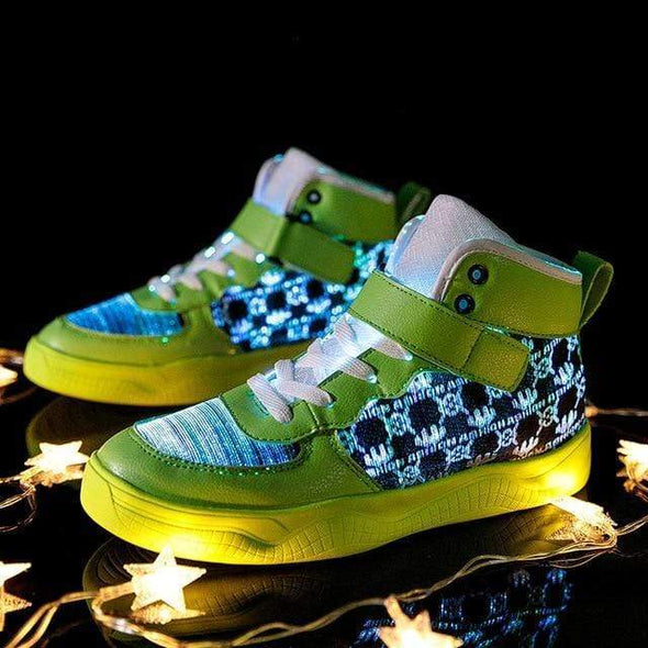 Solid and Patterned Surface Glow Shoes