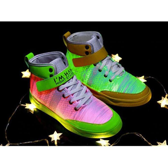 Solid and Patterned Surface Glow Shoes