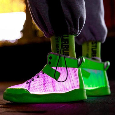 Solid and Patterned Surface Glow Shoes