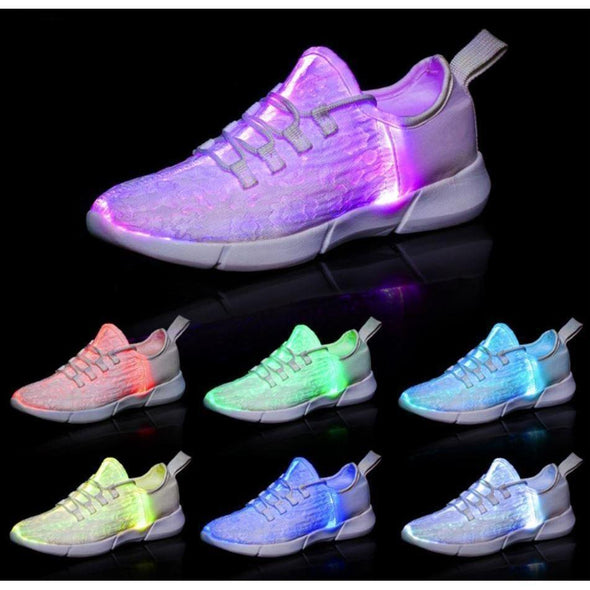 White Surface LED Shoes